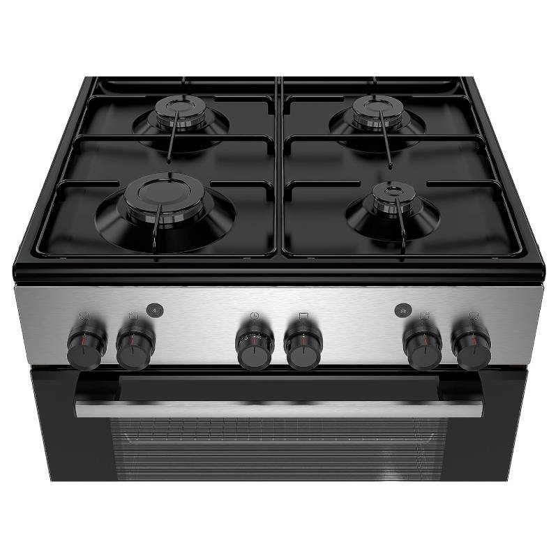 BoschFreestanding Gas Cooker, 60Cm, Stainless Steel, Hga120B51M Al