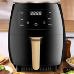 SilverCrest 2400W Air Fryer with 6 Litre Extra Large Capacity, Digital Display, Touch Temperature Control System, For Cooking, Frying and Baking, SilverCrest S-18 - Image 2