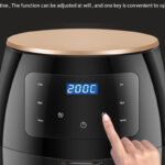 SilverCrest 2400W Air Fryer with 6 Litre Extra Large Capacity, Digital Display, Touch Temperature Control System, For Cooking, Frying and Baking, SilverCrest S-18 - Image 4