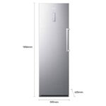 (Renewed-Premium) Hisense FV356N4ASU 356L Vertical Freezer – No Frost, Multi Air Flow, Door Alarm for Temperature Alerts