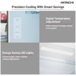 (Renewed-Max) Hitachi 380L Gross, Net 260L, Top Mount Refrigerator,Inverter Compressor, No Frost Fridge, Door Alarm & LED Light, Twist Ice Tray, HRTN5275MFXAE - Image 5