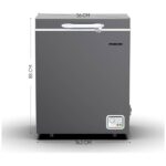 (Renewed-Max) Nikai 200L Gross/138L Net, Single Door Chest Freezer with Storage Basket, High Energy Efficiency Cooling System, Adjustable Temperature, Silent Operation, For Home & Restaurants - NCF200N7S Silver - Image 2