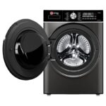 Hoover Washer-Dryer Combo, 8kg Wash, 5kg Dry, 1400 RPM, 17 Programs, Inverter Motor, Knob & Touch Control Panel,Lava Grey - HWD-M8514-G - Image 2