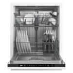 Beko Builtin Dishwasher 13 Place Settings, 5 Programmes, 2 Racks, A++ Energy Rating, Quiet Operation (48 dBA), Sliding Cutlery Basket, Mini programme, Half-load, Stainless Steel Tub, BDIN153E3 - Image 2