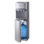 Electrolux Bottom Loading Water Dispenser, Hot Cold and Ambient Temperature, European Quality Floor Standing Water Cooler with LED Indicator, Child Safety lock, Best for Home/Office, Silver, EDBMFDXSG