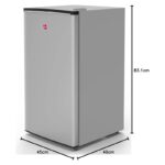 Hoover 118L Single Door Compact Refrigerator with Freezer Compartment - Mechanical Control, Adjustable Thermostat, Defrost Feature, Silver- HSD-K118-S - Image 2