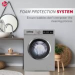 Hoover 6Kg Front Load Washing Machine, Fully Automatic, 1000 RPM, 15 Programs,Anti-Allergy, Child Safety Lock, Eco-Logic System, Made in Turkey,Silver - HWM-V610-S - Image 3