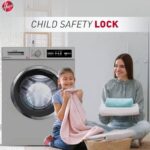 Hoover 6Kg Front Load Washing Machine, Fully Automatic, 1000 RPM, 15 Programs,Anti-Allergy, Child Safety Lock, Eco-Logic System, Made in Turkey,Silver - HWM-V610-S - Image 4