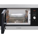 Ariston Built In 25L Microwave Oven With Grill, Inverter, LCD Display, Defrost Reheat and Grilling, Stainless Steel, Auto Programs, Child Lock, Round Grill Grid, 900W, 1000W Grill, Inox, MF25GUKIXA - Image 3