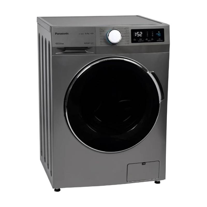 Panasonic 9kg Front Load Washing Machine, Water & Energy Efficiency, Abaya wash by Gentle Hand Wash/Active Foam by Active Speed/Pause & Add - NA18MG1L