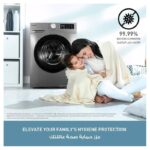Panasonic 9KG Front Load Washing Machine, 5-Star Rated, Abaya Wash, Active Foam – NA18MG1W - Image 5