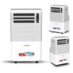 NIKAI 1 Ton Portable Air Conditioner 12000 BTU with Remote control, Digital Display, 3 Fan Speeds, Low Noise, Powerful Cooling with R410 Gas, Rotary Compressor, Best for Home & Office - NPAC12512A5