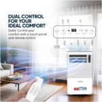 NIKAI 1 Ton Portable Air Conditioner 12000 BTU with Remote control, Digital Display, 3 Fan Speeds, Low Noise, Powerful Cooling with R410 Gas, Rotary Compressor, Best for Home & Office - NPAC12512A5 - Image 4