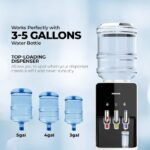 Nikai Top Loading Water Dispenser with 3 Tap Design Hot, Cool, Normal Water, Compressor Cooling, 16L Cabinet, Stainless Steel Tank, Low Noise, Anti-Bacterial Design, Anti-Spill - NWD1400C (White) - Image 5
