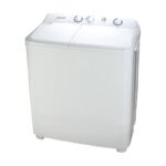 Nikai 7Kg Semi-Automatic Top Load Twin Tub Washing Machine with Quick Wash & Auto Balance Control, Silent Operation, Powerful Pulsator, Rust-Proof Body - NWM700SPN8 (White)