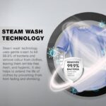 Nikai 7KG 16 Programs Front Load Washer, Steam Wash, 1000 RPM, 4 Star Energy Saving Fully Automatic Washing Machine, Digital LCD Display, Child Lock, Best for Home & Small Family - NWM701FN9 (White) - Image 4