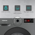 Nikai 7KG 16 Programs Front Load Washer, Steam Wash, 1000 RPM, 4 Star Energy Saving, Fully Automatic Washing Machine, Digital LCD Display, Child Lock, Best for Home & Small Family - NWM701FN9S Silver - Image 5