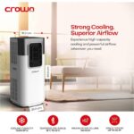 Crownline 1 Ton Portable Air Conditioner, 12,000 BTU, 4-in-1 Cooling, Dehumidifier, Fan, Auto Mode, 3 Fan Speeds, Touch Screen, Remote Control, 4H Timer, 18-32°C, 410m³/h Airflow | PAC-405 - Image 5