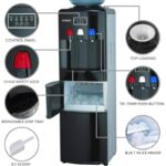 Crownline Top Loading Water Dispenser, Built-in Ice Maker, Hot, Cold & Normal Water Modes, 12kg/24hrs Ice Capacity, Soft-Touch Control Panel, Child Safety Lock, Energy Efficient Design | WD-232 - Image 6