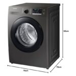 Samsung 8KG Front Load Washing Machine with Ecobubble, Hygiene Steam, Digital Inverter - Image 2