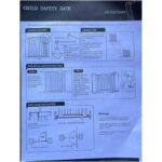 SKY-TOUCH Auto Close Safety Baby Gate, Extra Wide Child Gate 75-84cm + 30cm Extension Kit Maximum Suitable For 114cm, Baby Gates for Stairs & Doorways, Easy Install (Gate + 10cm Extension Kit) - Image 6