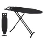 MOMENT Ironing Board 12" x 36" Iron Board,Compact, Portable, and Folding iron Table with Iron Rest,Heavy Duty Compact, Foldable Ironing Board for Apartment,Iron Holder,Height Adjustable Sturdy Iron