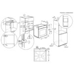 Electrolux 60cm Premium Built-In Gas Oven, 68L XL Oven Capacity with Rotisserie Turnspit, Child Lock, Flame Safety Device, Removable Door, Cooling Fan, Double Glazed Door, UltimateTaste300, EOG1102COX - Image 4