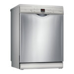Bosch Series 4 Free-standing Dishwasher 60 cm, 13 Place Settings, 4 Programmes, EcoSilence Drive, Brushed Steel Anti Fingerprint, SMS44DI01T