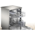 Bosch Series 4 Free-standing Dishwasher 60 cm, 13 Place Settings, 4 Programmes, EcoSilence Drive, Brushed Steel Anti Fingerprint, SMS44DI01T - Image 2