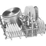 Bosch Series 4 Free-standing Dishwasher 60 cm, 13 Place Settings, 4 Programmes, EcoSilence Drive, Brushed Steel Anti Fingerprint, SMS44DI01T - Image 4