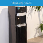 Midea Water Dispenser, Bottom Loading, Hot Cold And Ambient Temperature, Ice Cold Technology, Empty Bottle Indicator, Floor Standing, Child Safety lock, Best for Home, Office & Pantry, Black, YL1633S - Image 4