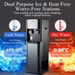 Bottom Loading Water Dispenser,Hot Cold And Normal Temperature,Enjoy Refreshing Drinks at Office, Home(Gray) - Image 3