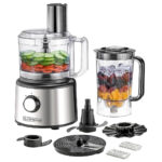 Black+Decker Multifunction Food Processor 750W, 2.1L Bowl, Blender, Grinder, Whisk & Citrus Press – FX760-B5 - Image 2