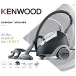 KENWOOD Garment Steamer 1500W with 2L Tank, Rotary Wheels, Folding Rack & Trouser Press – GSP65.500BK Black - Image 2