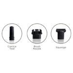 Kenwood Wet & Dry Cordless Handheld Vacuum Cleaner With 14.8V Lithium-Ion Battery, 500ml Dust Capacity, 120ml Liquid Capacity For Home, Office And Car Hvp19.000Si Black/Silver - Image 5