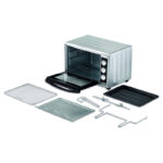 KENWOOD 70L Toaster Oven - Oven Toaster Grill Large Capacity Double Glass Door Multifunctional with Rotisserie and Convection Function for Grilling, Toasting, Broiling, Baking, Defrosting MOM70 Silver - Image 6