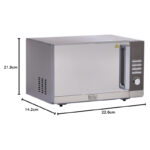 BLACK+DECKER 30L Digital Microwave Oven with Grill MZ2010P-B5 – 900W, Mirror Finish, Auto Menu & Defrost Function - Image 2