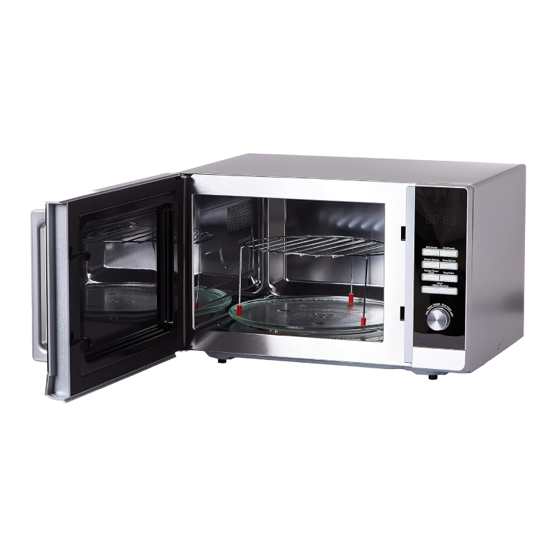 MZ2010P-B5-3 BLACK+DECKER 30L Digital Microwave Oven with Grill MZ2010P-B5 – 900W, Mirror Finish, Auto Menu & Defrost Function - Image 3