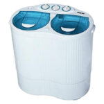 Nikai 2.5Kg Top Load Washing Machine NWM250SP, Silent Twin Tub Washer, White