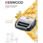 Kenwood 3-in-1 Sandwich Maker SMM02.000SI – Waffle Maker & Grill with Non-Stick Multifunctional Plates, Silver/Black - Image 2