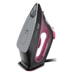 Braun TexStyle 1 Steam Iron SI1070, 2000W Power, Auto Shut-Off, Non-Stick Soleplate, Purple/Black - Image 2