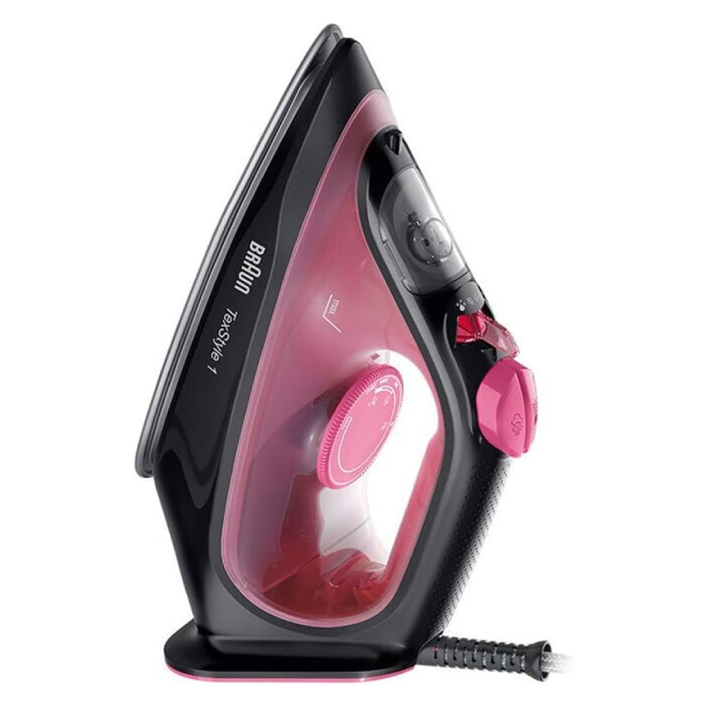 Si1070-3 Braun TexStyle 1 Steam Iron SI1070, 2000W Power, Auto Shut-Off, Non-Stick Soleplate, Purple/Black - Image 3