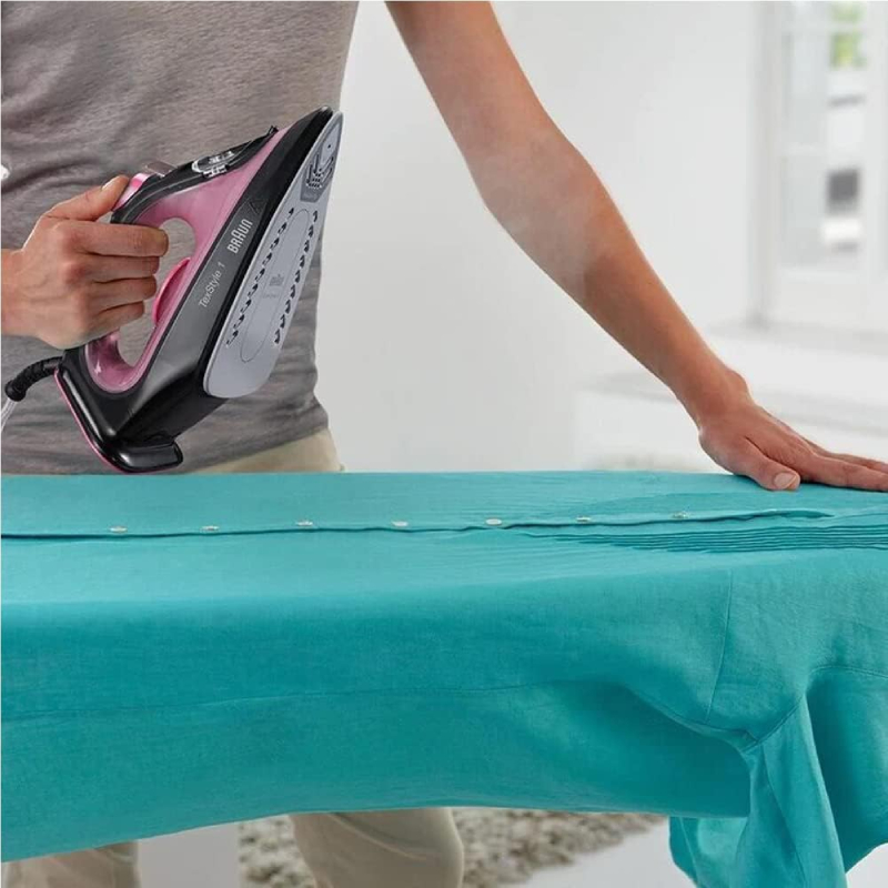 Si1070-4 Braun TexStyle 1 Steam Iron SI1070, 2000W Power, Auto Shut-Off, Non-Stick Soleplate, Purple/Black - Image 4
