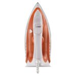 Kenwood Steam Iron 2100W STP50.000WO with Ceramic Soleplate, Anti-Drip, Self Clean, Continuous Steam & Spray Function – White/Orange - Image 3