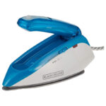 Black & Decker 1085W Dual Voltage Travel Steam Iron, Blue - Ti250-B5