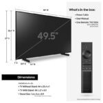 Samsung 50 Inch Crystal 4K UHD AU8000 Smart TV (2021) with HDR, Motion Xcelerator, Q Symphony – Black - Image 2