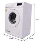 Vestel 6 Kg Front Load Washing Machine 1000 RPM, Quick Wash, 15 Programmers,Energy Saving, Easy To Operate, Made In Turkey,White Model W6104 - Image 2