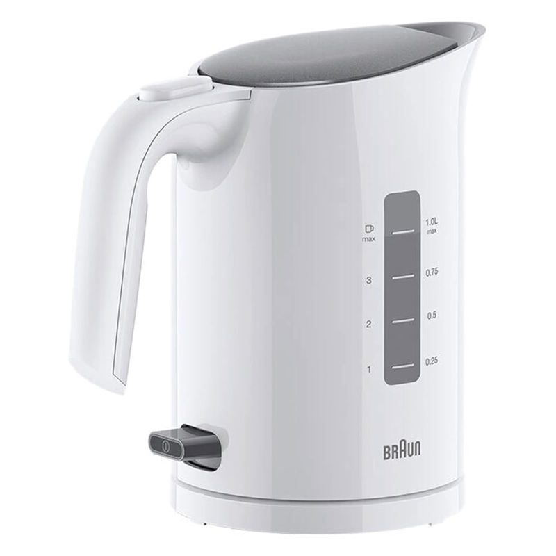 WK3000WH-2 Braun PurEase Electric Kettle 1L, 2200W Rapid Boil System, 3-Way Protection, White – WK3000WH - Image 2