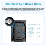 Midea 12kg Front Load Smart Washing Machine 1400 RPM Wi-Fi Steam Care Lunar Dial – Titanium MF200W120WBTGCC - Image 3